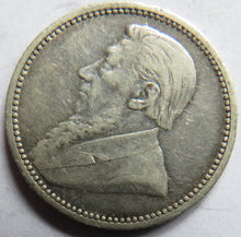 Load image into Gallery viewer, 1895 South Africa Z.A.R Silver Sixpence Coin
