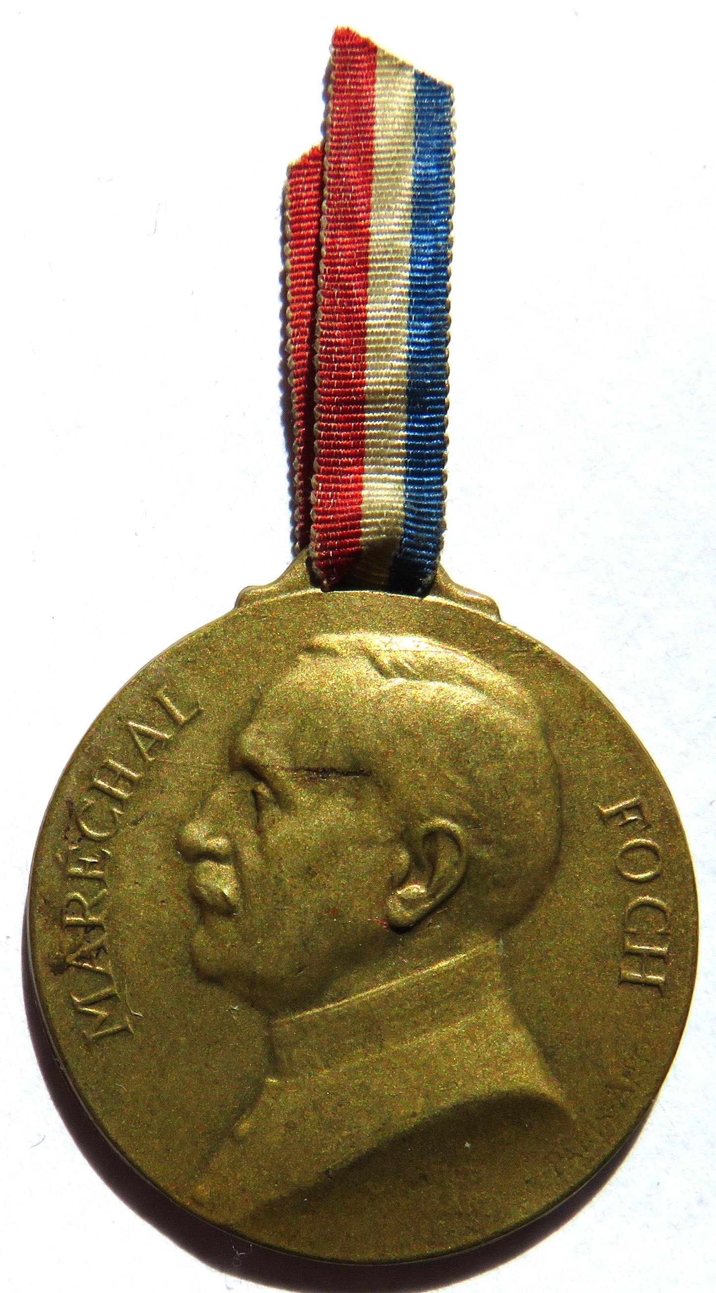 French WWI Medal Marechal Foch Commandant En Chief Des Armes Alliees Operant En France 1918