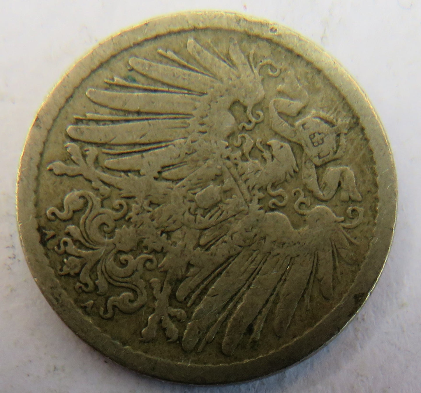 1898-A Germany 5 Pfennig Coin