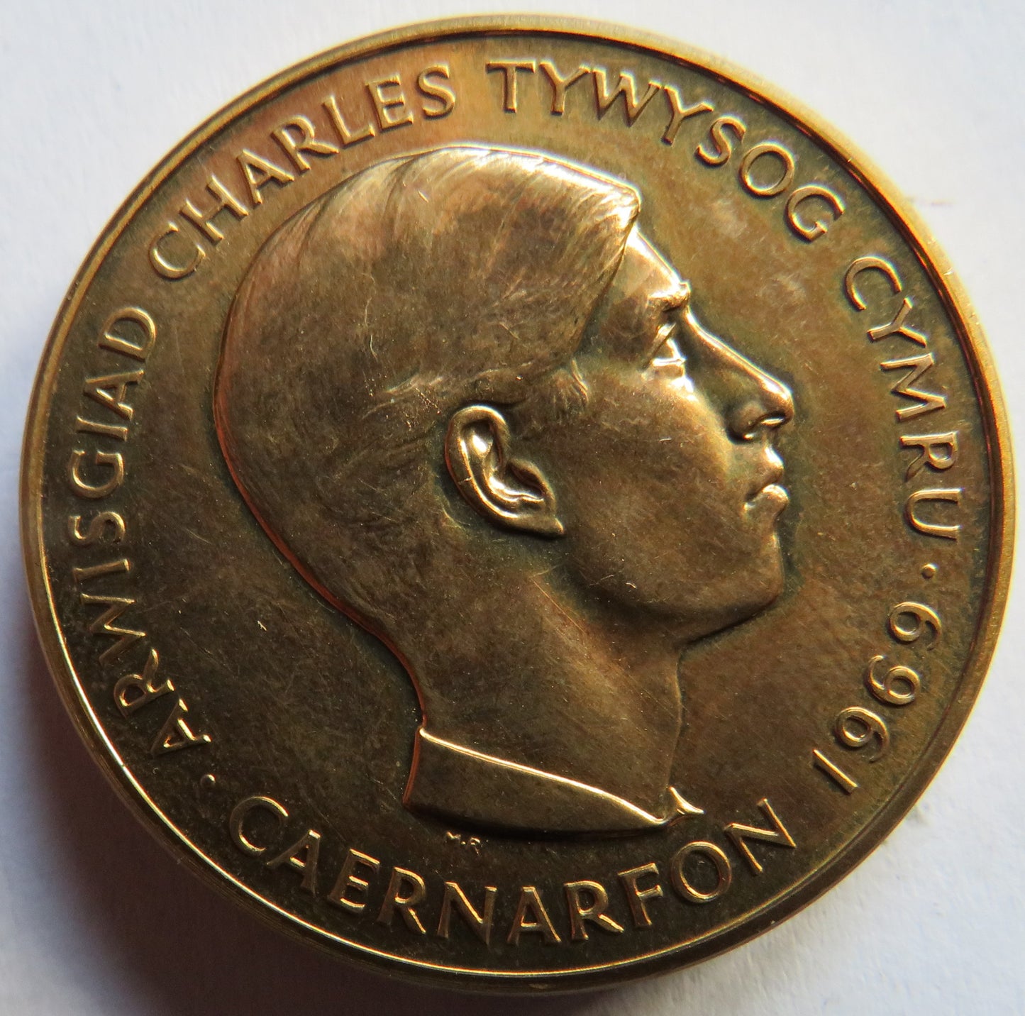 1969 Investiture of Prince Charles the Prince of Wales Caernarvon Medal