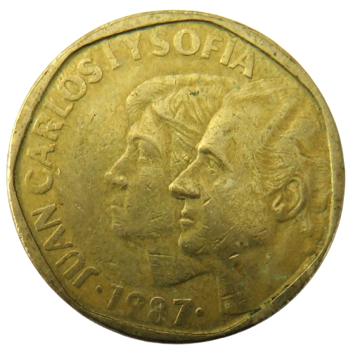 1987 Spain 500 Pesetas Coin