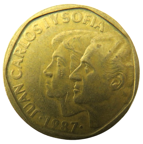 1987 Spain 500 Pesetas Coin