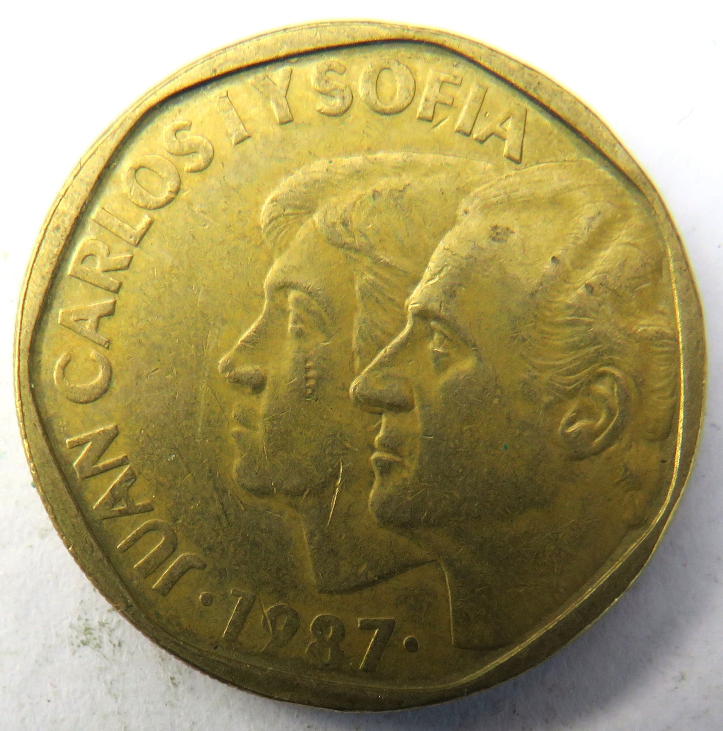 1987 Spain 500 Pesetas Coin