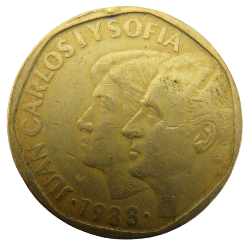 1988 Spain 500 Pesetas Coin