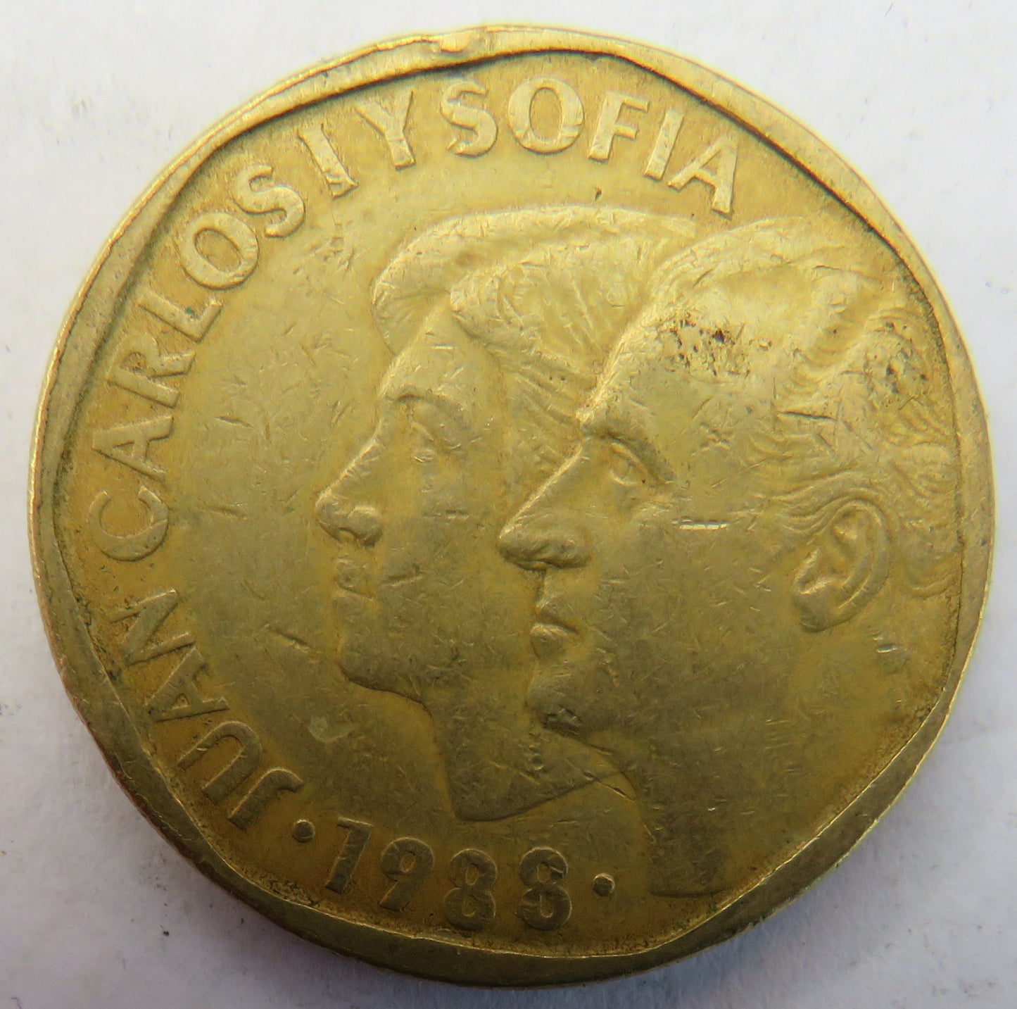 1988 Spain 500 Pesetas Coin