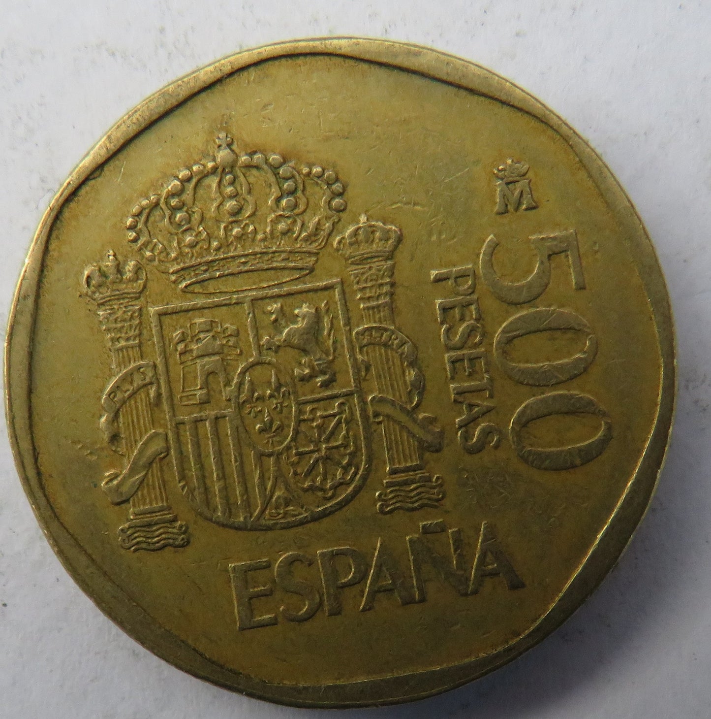 1988 Spain 500 Pesetas Coin