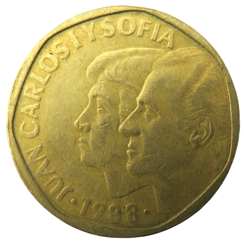 1988 Spain 500 Pesetas Coin