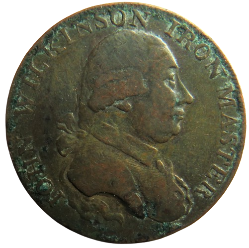 1790 John Wilkinson Iron Master Halfpenny Token