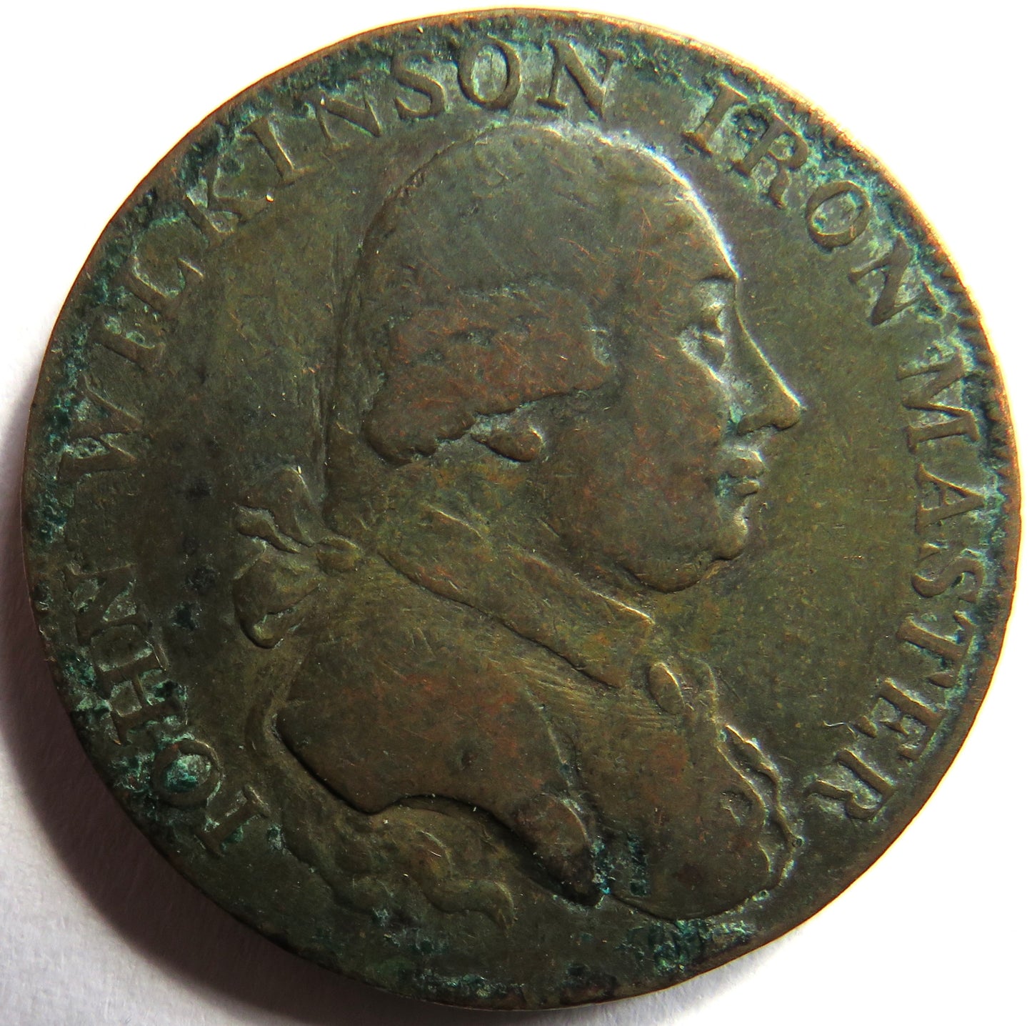 1790 John Wilkinson Iron Master Halfpenny Token