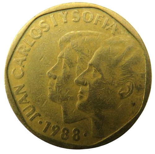 1988 Spain 500 Pesetas Coin