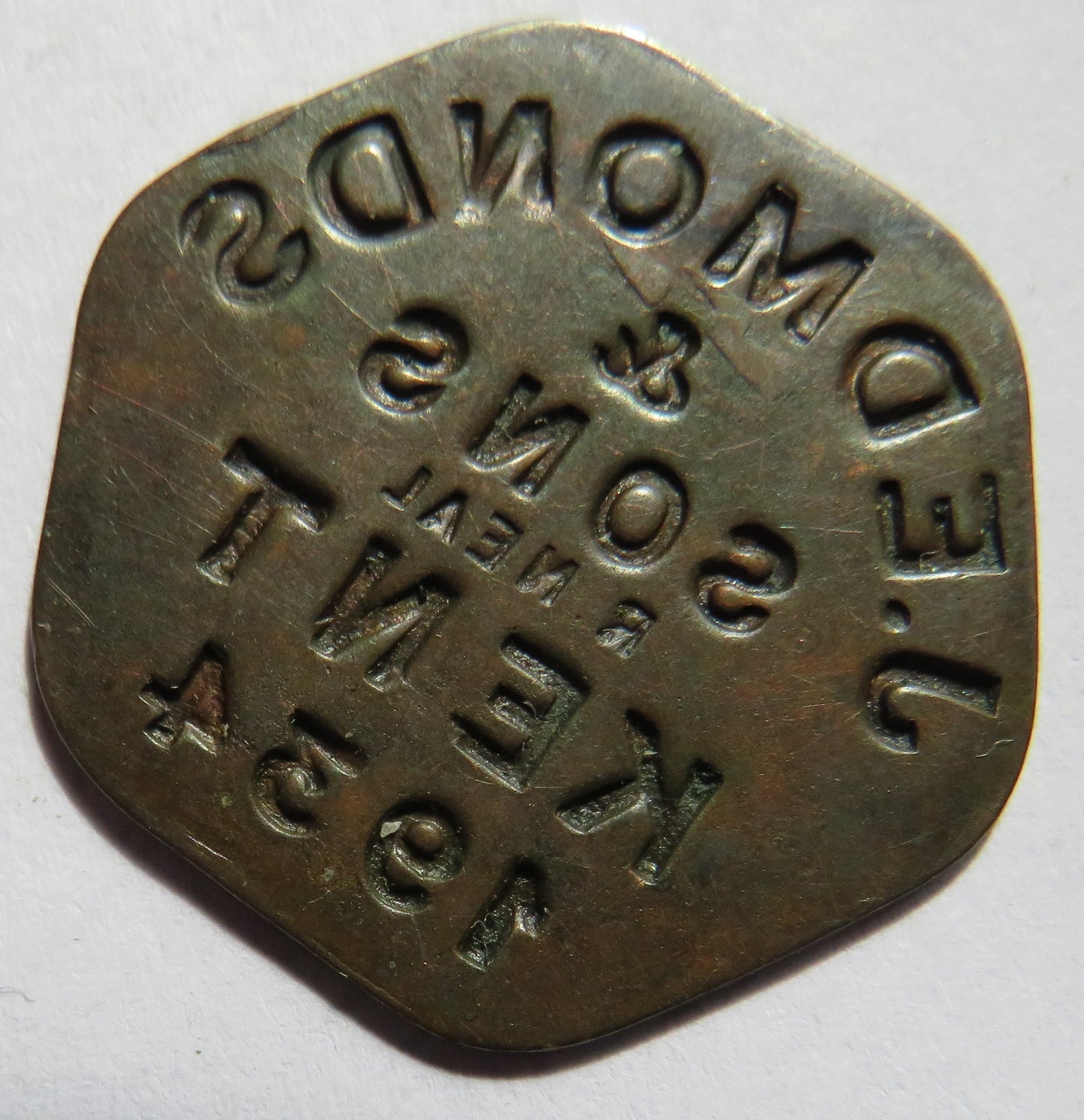 J. Edmonds & Sons Kent 1934 Token