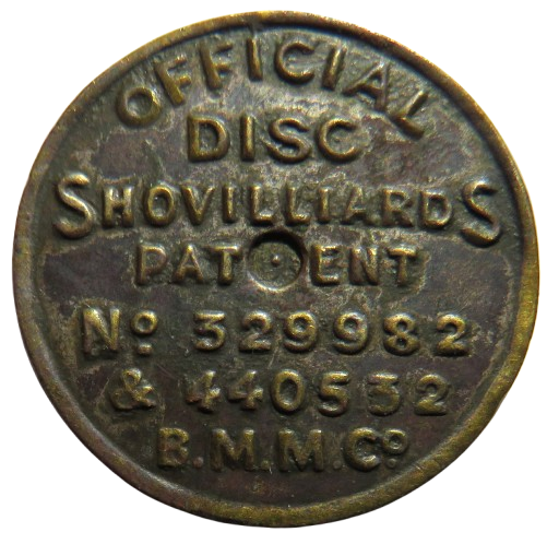 Official Disc Shovilliards Shove-Ha’penny Disc Game Token