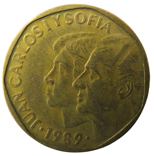 1989 Spain 500 Pesetas Coin