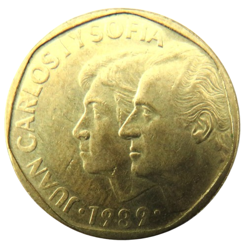 1989 Spain 500 Pesetas Coin