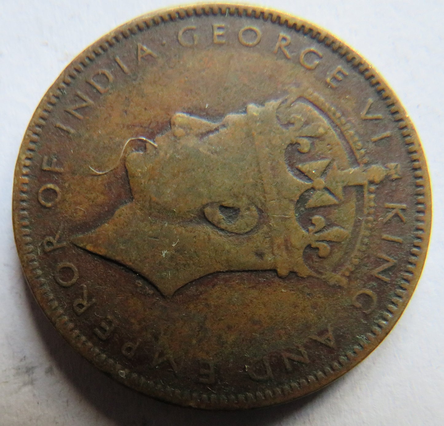1940 King George VI Jamaica One Penny Coin