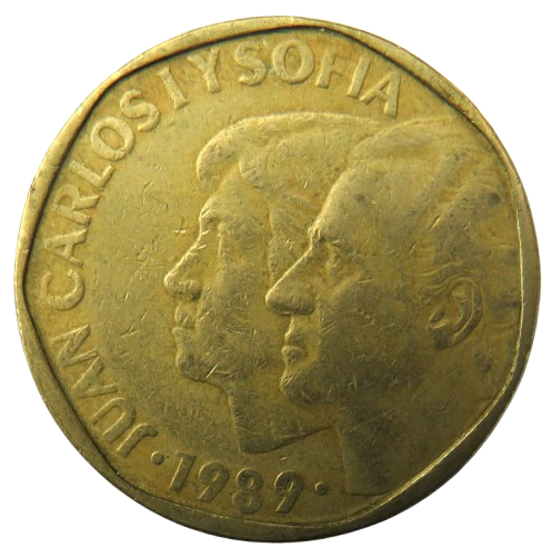 1989 Spain 500 Pesetas Coin