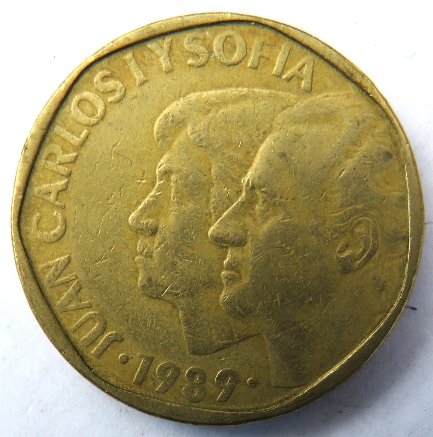 1989 Spain 500 Pesetas Coin