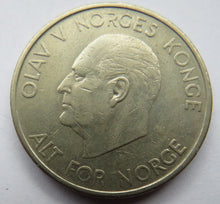 Load image into Gallery viewer, 1963 Norway 5 Kroner Coin
