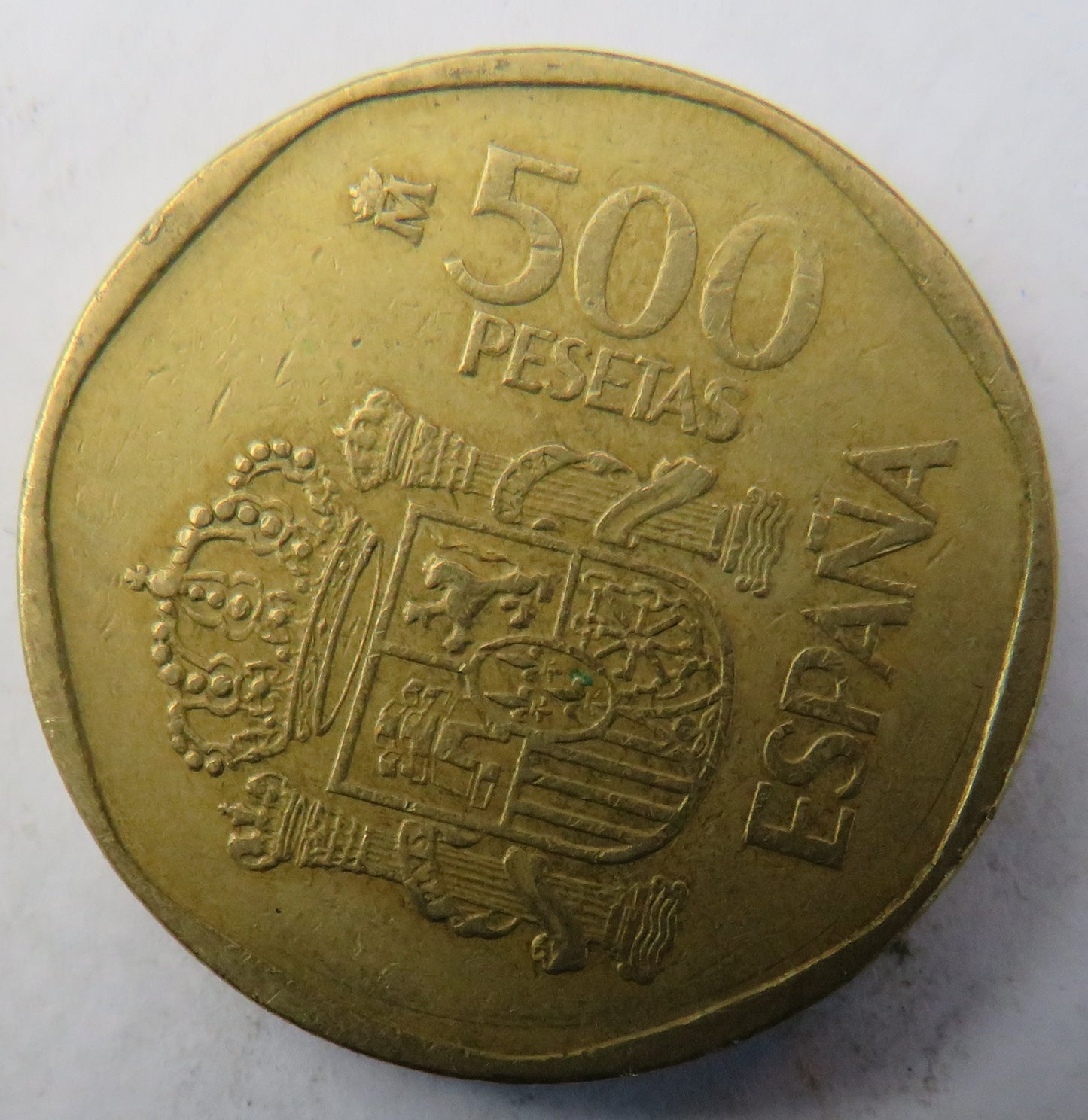 1989 Spain 500 Pesetas Coin