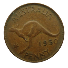 Load image into Gallery viewer, 1950 King George VI Australia One Penny Coin
