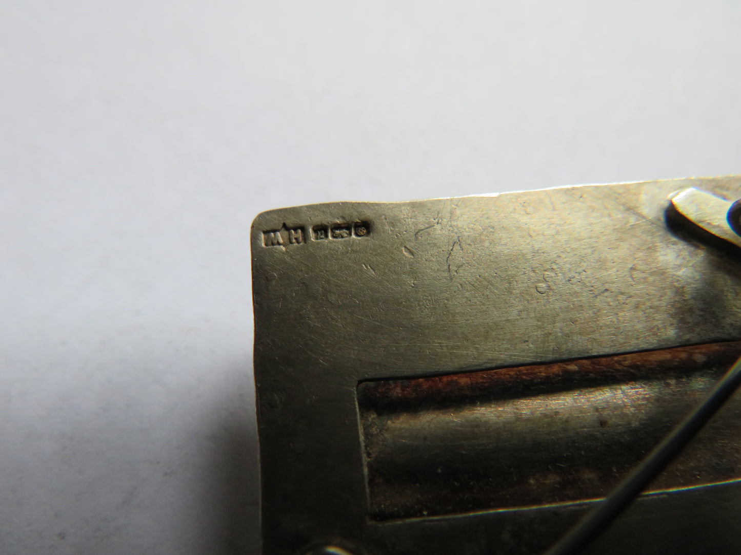 Stylish Modernist Sterling Silver Brooch Hallmarked Sheffield 1994