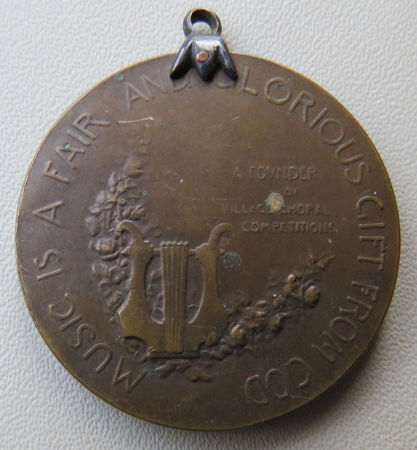 1853-1910 Mary Wakefield Medal - Music Is A Gift From God