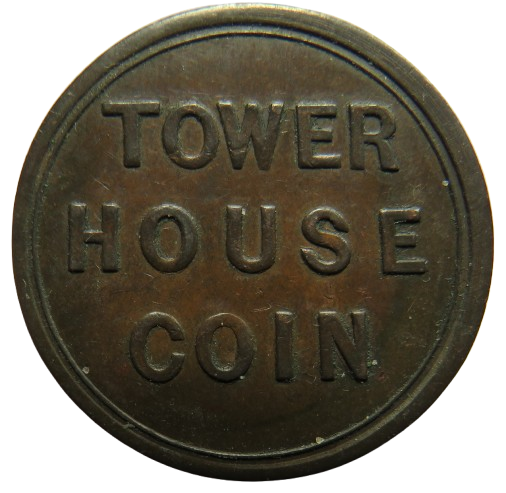Town House Coin One Penny Token