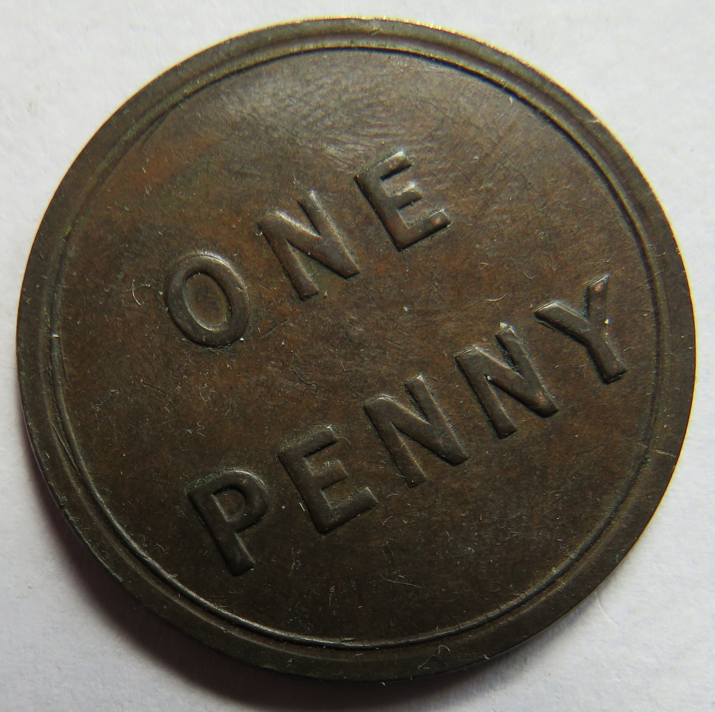 Town House Coin One Penny Token