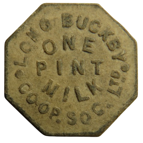 Long Buckby Cooperative Society One Pint Milk Token
