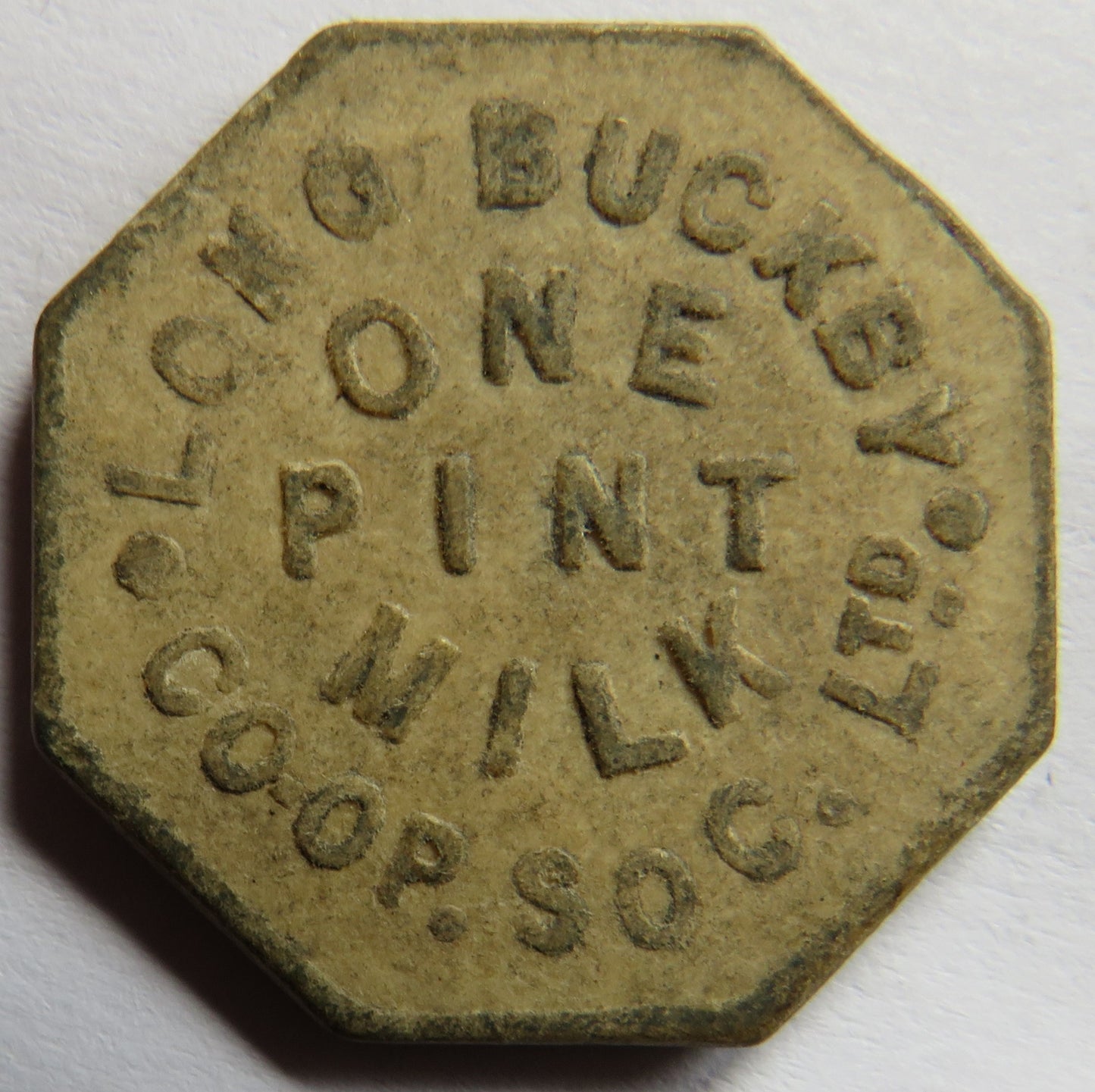 Long Buckby Cooperative Society One Pint Milk Token