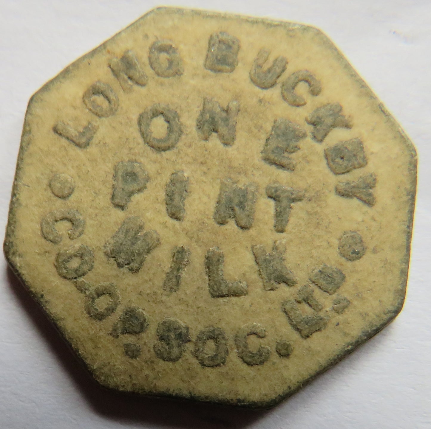 Long Buckby Cooperative Society One Pint Milk Token