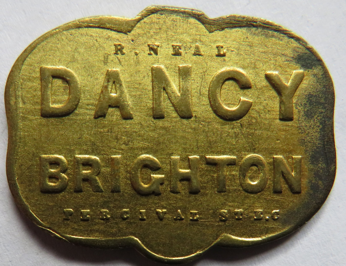 Dancy Brighton 1 Shilling Vintage Token