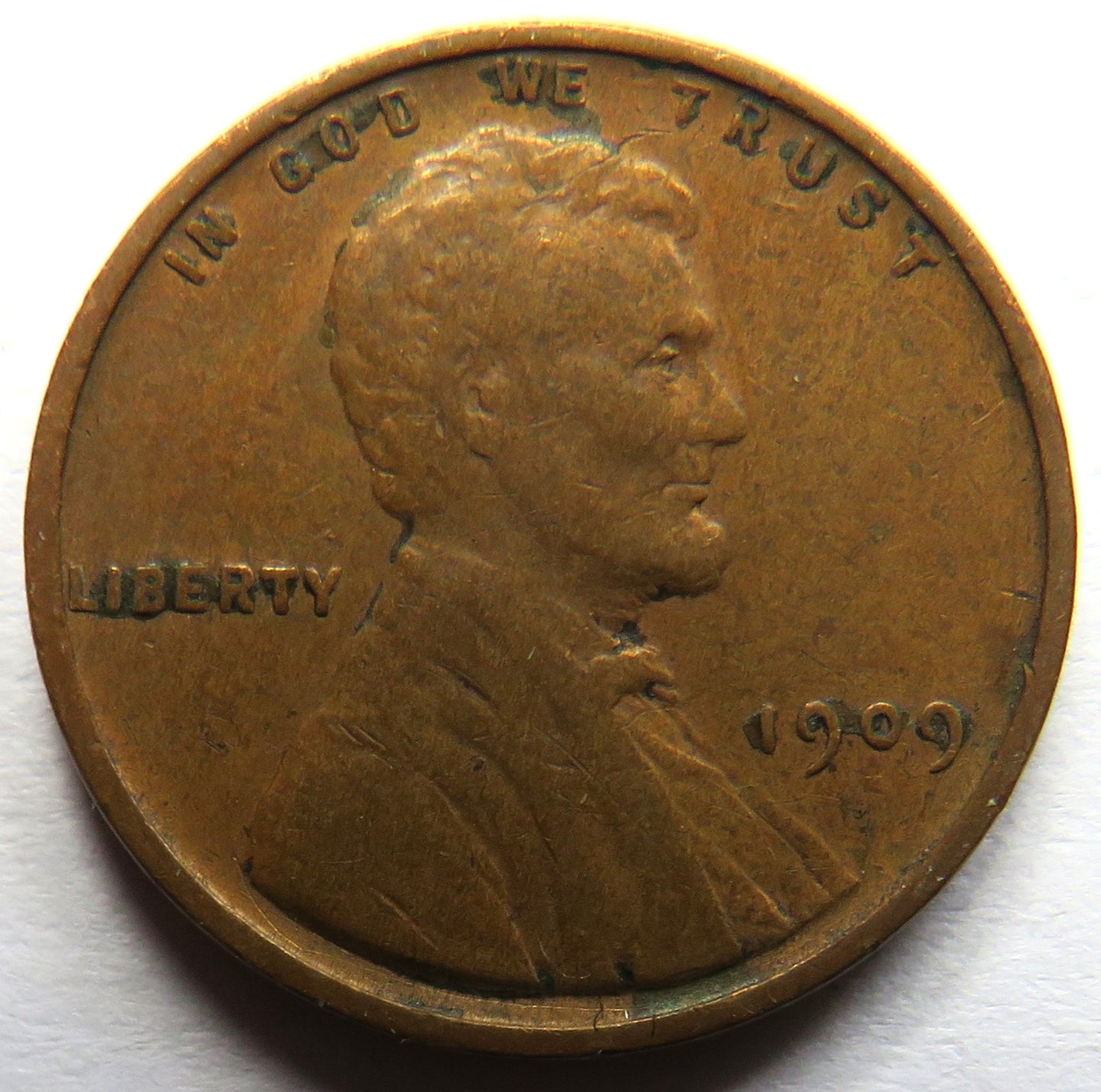 1909 USA Lincoln One Cent Coin
