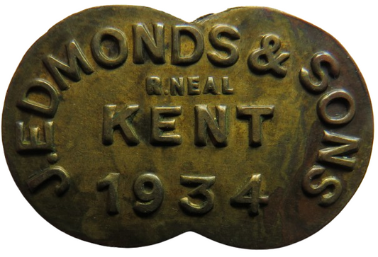 J. Edmonds & Sons Kent 1934 Token