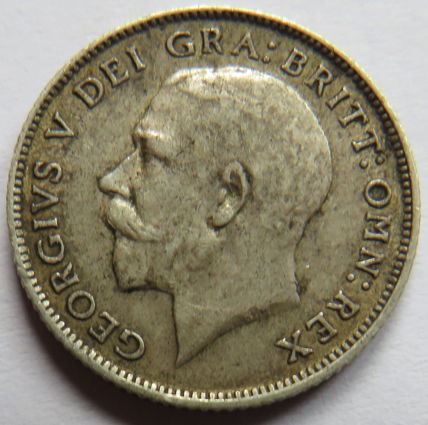 1914 King George V Silver Sixpence Coin - Great Britain