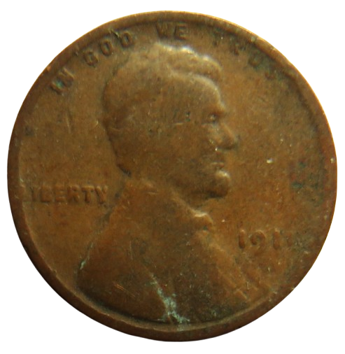 1911 USA Lincoln One Cent Coin