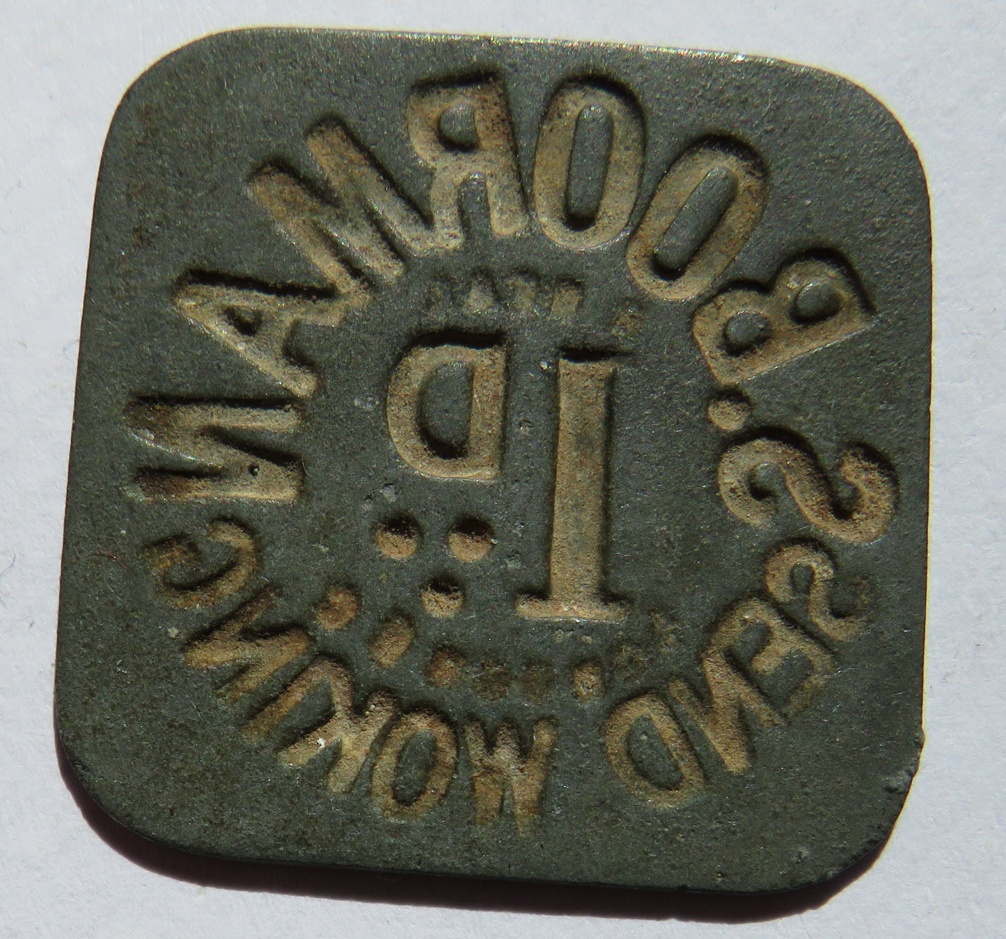 S. Boorman 1d Send Woking Token