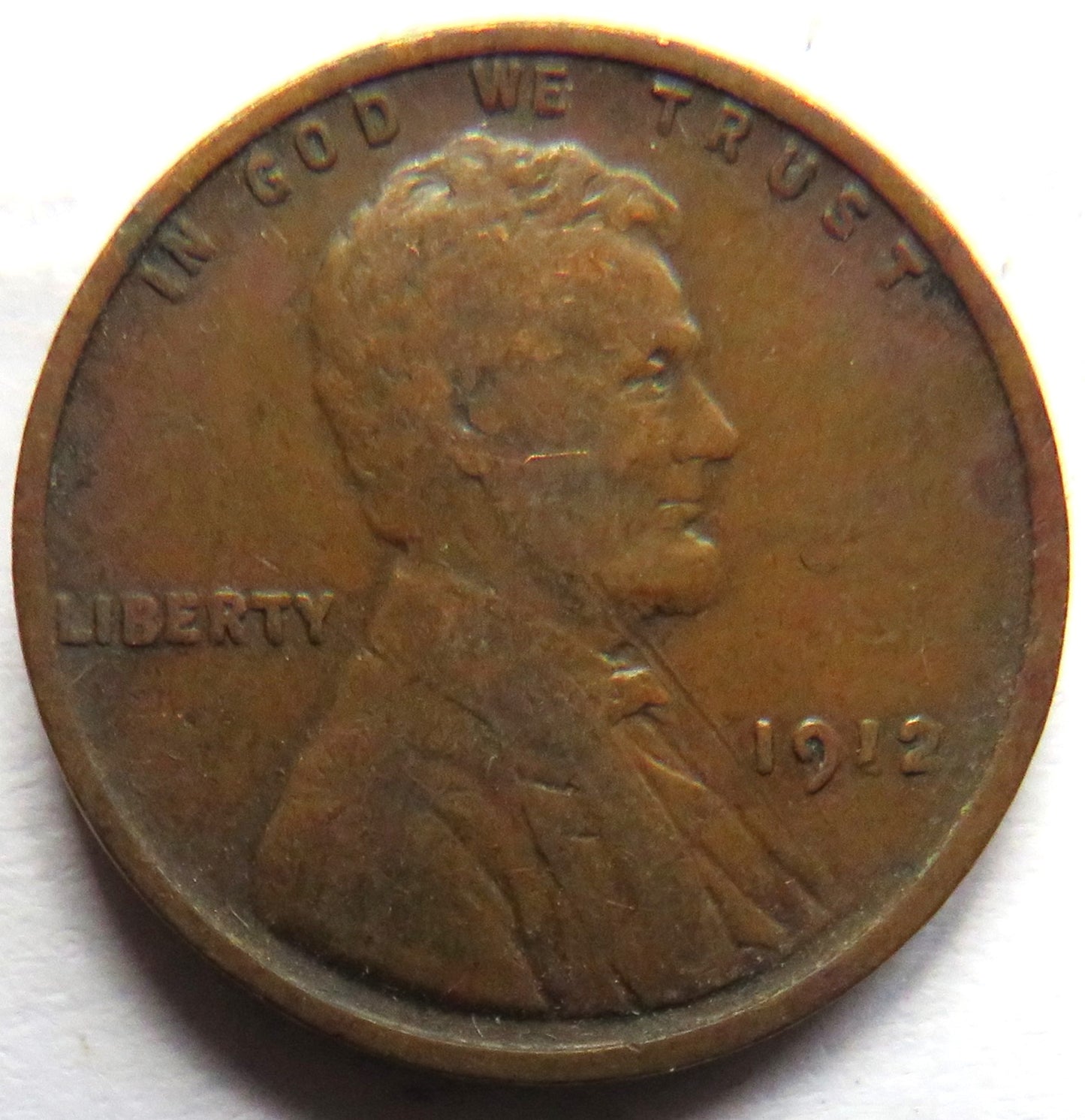 1912 USA Lincoln One Cent Coin