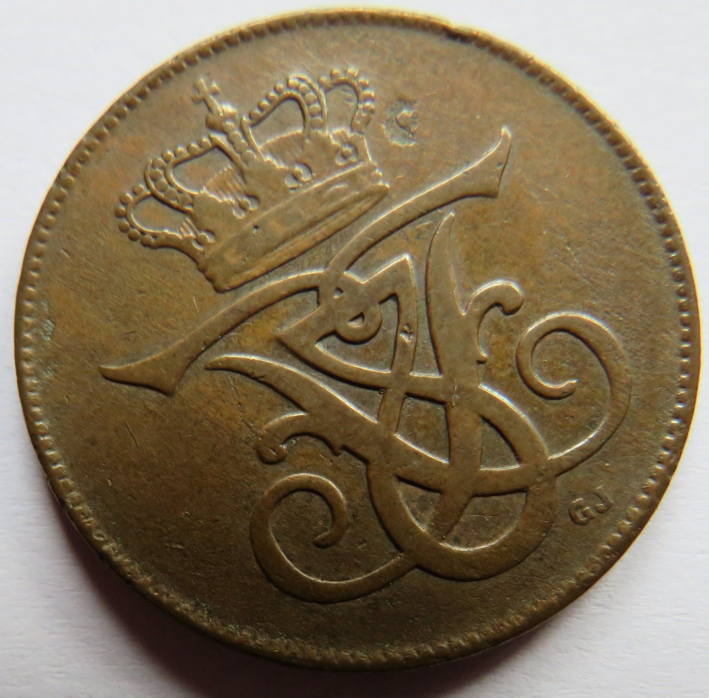 1908 Denmark 5 Ore / Øre Coin