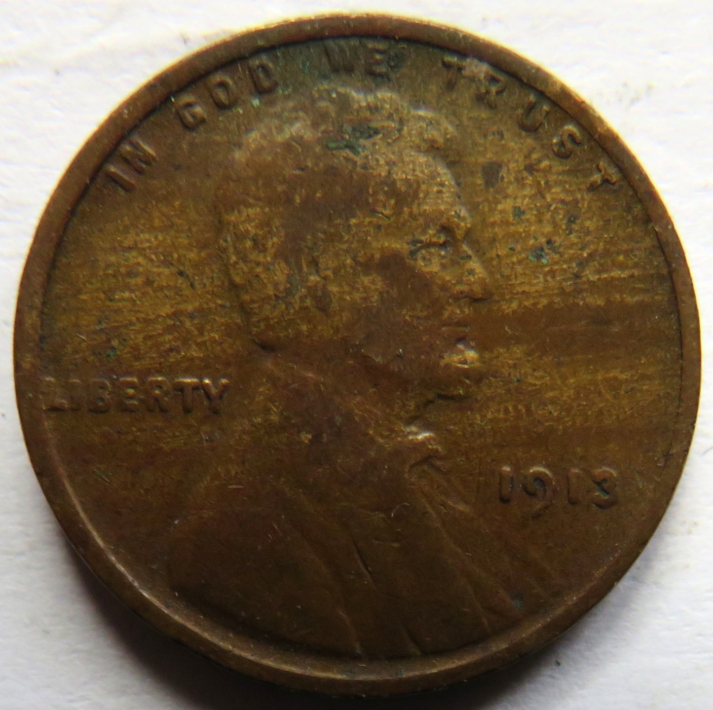 1913 USA Lincoln One Cent Coin