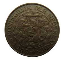 Load image into Gallery viewer, 1940 Netherlands One Cent Coin
