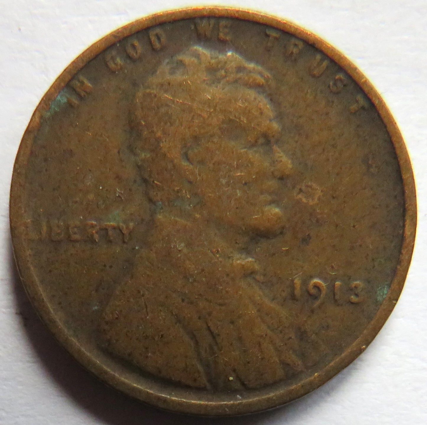 1913 USA Lincoln One Cent Coin