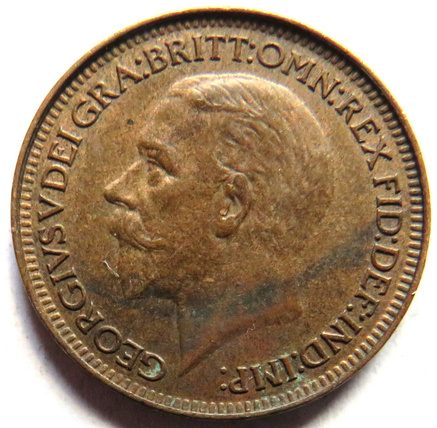1927 King George V Farthing Coin In Higher Grade - Great Britain