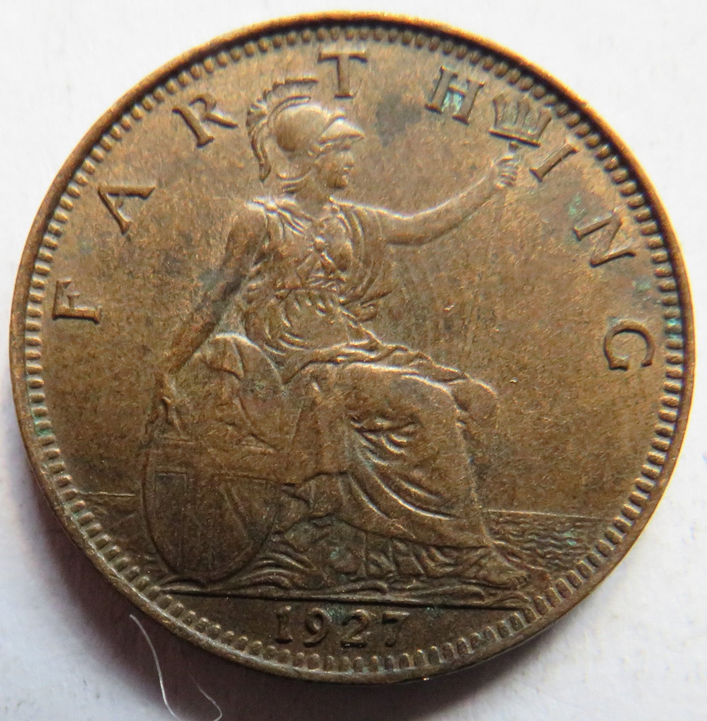 1927 King George V Farthing Coin In Higher Grade - Great Britain