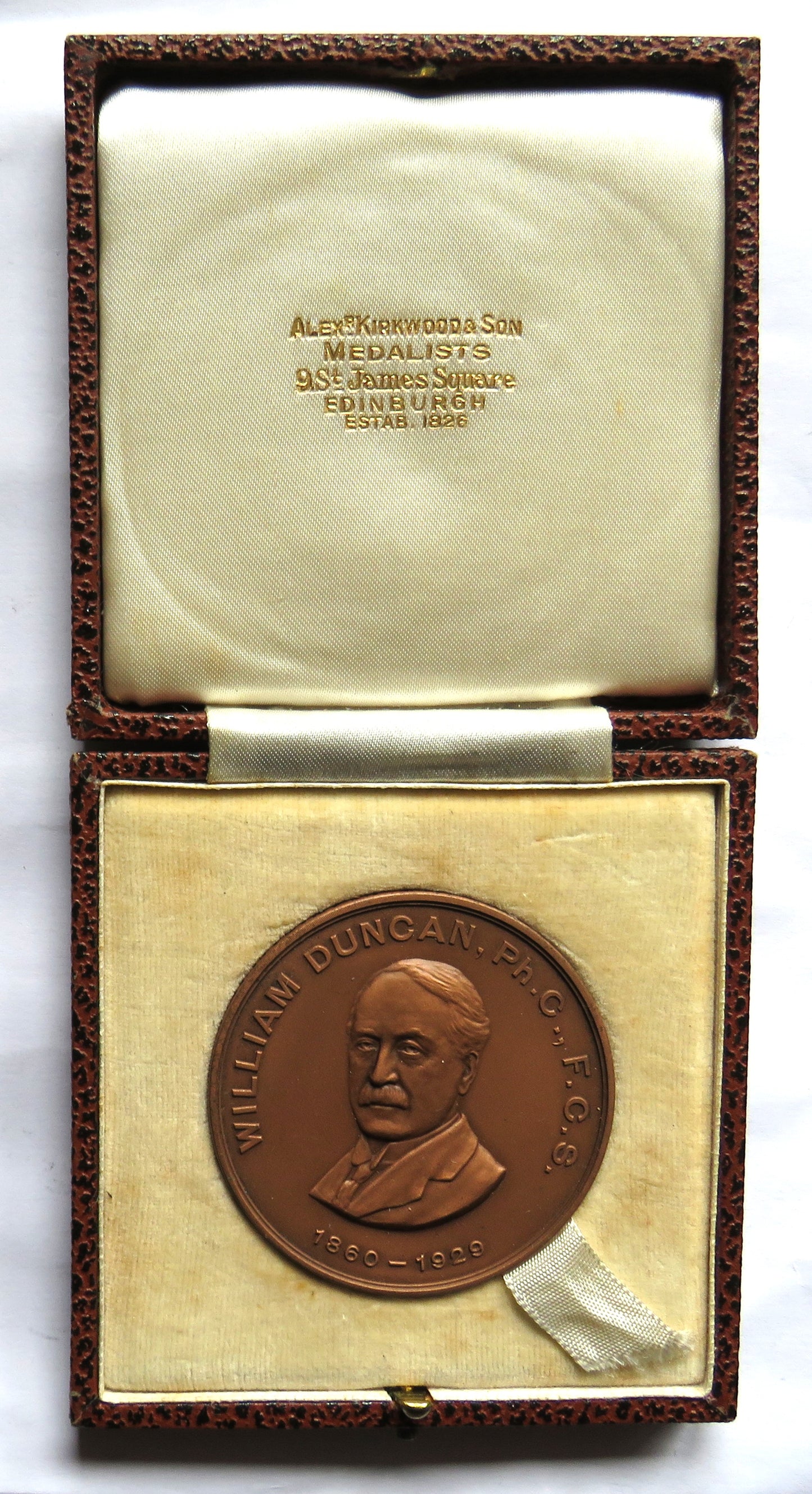 Heriot-Watt College Edinburgh School of Pharmacy 1953 Medal