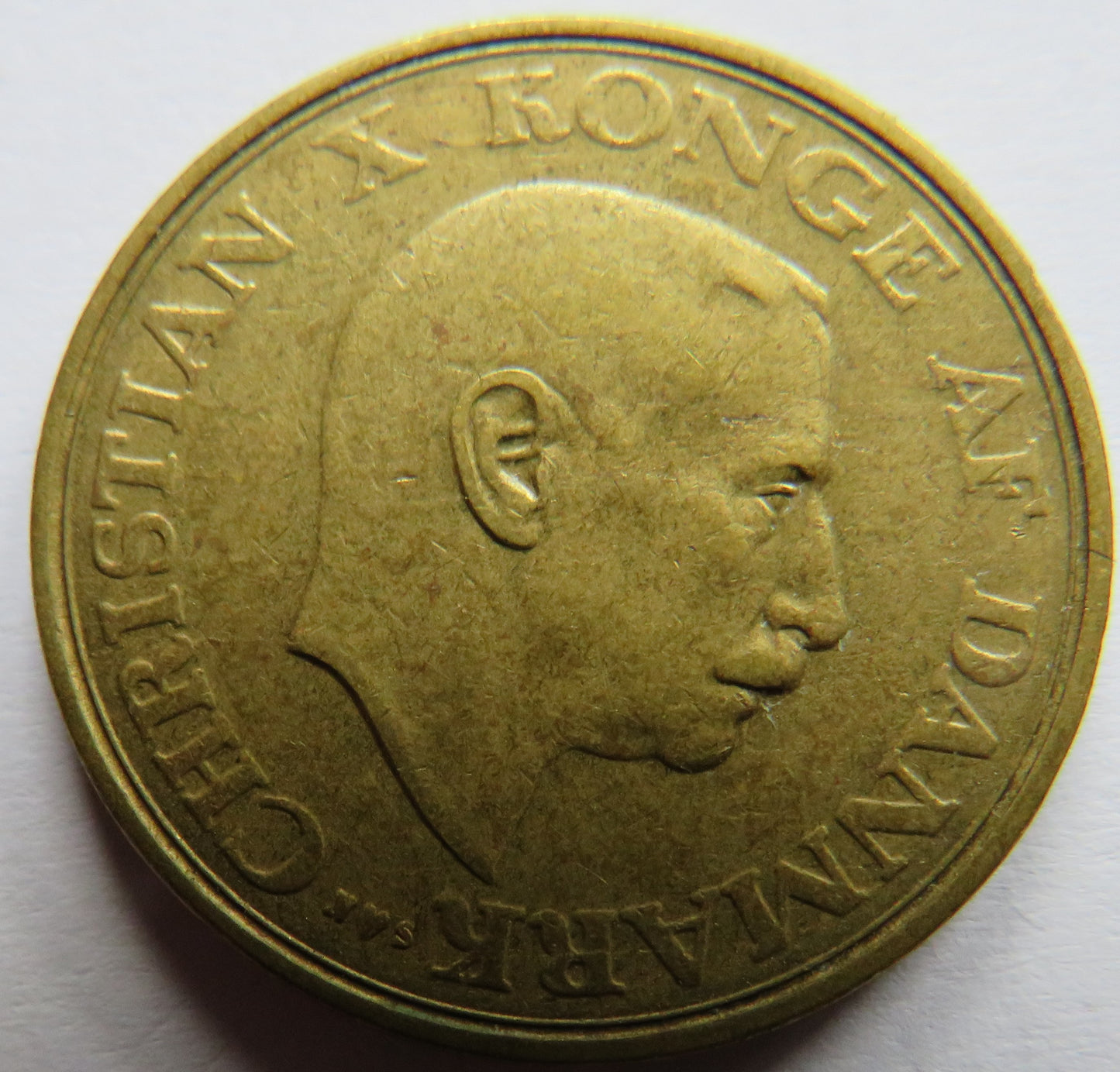 1946 Denmark One Krone Coin