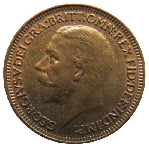 1933 King George V Farthing Coin In Higher Grade - Great Britain