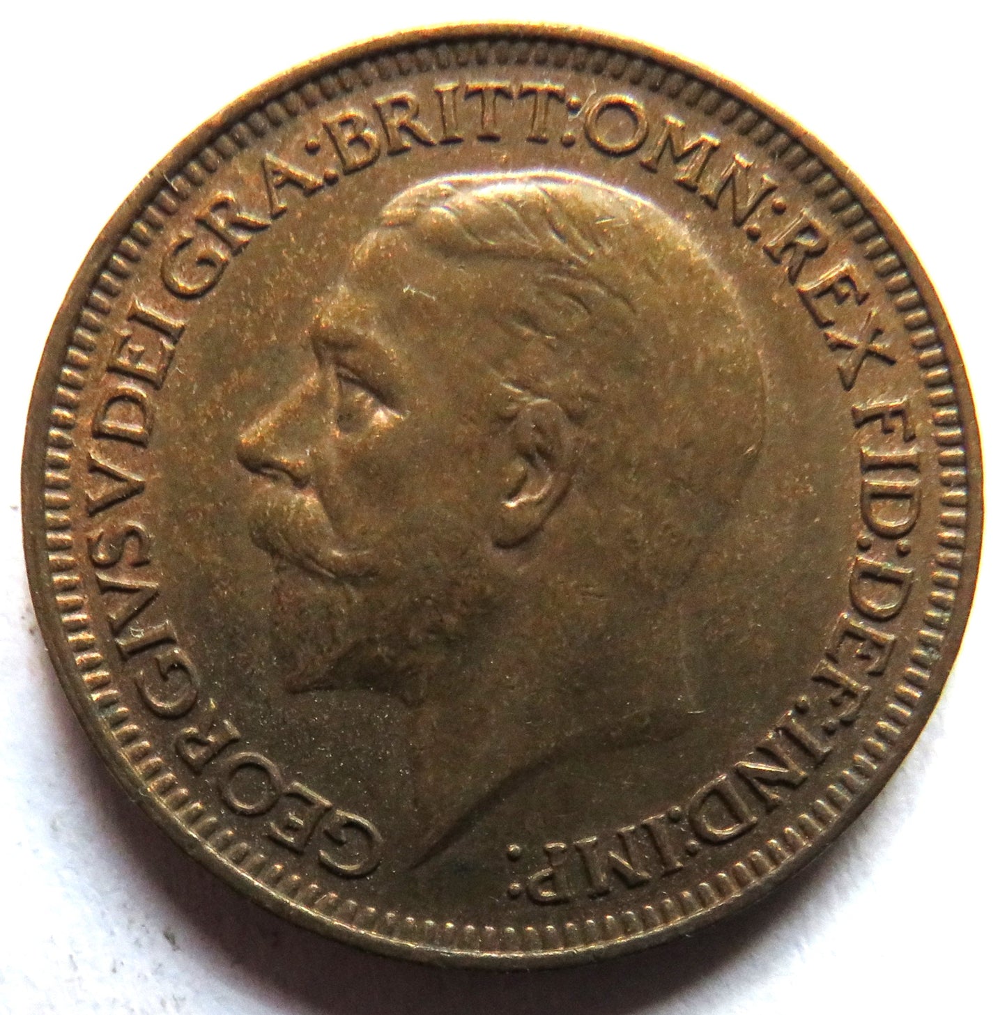 1933 King George V Farthing Coin In Higher Grade - Great Britain