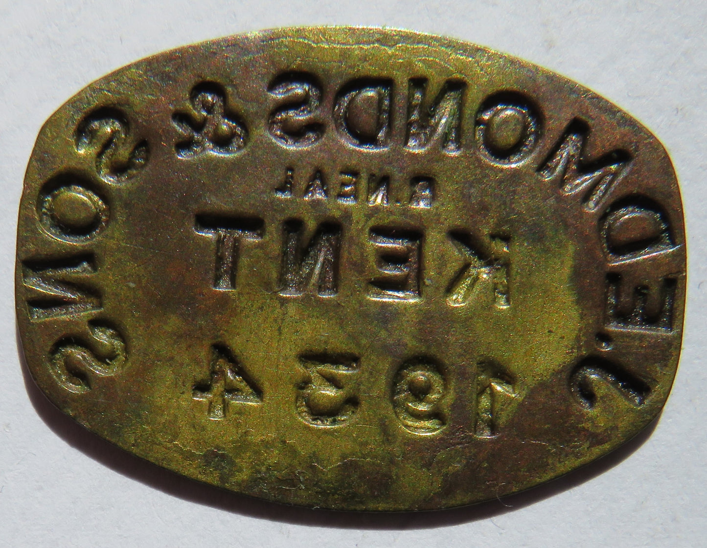 J. Edmonds & Sons Kent 1934 Token