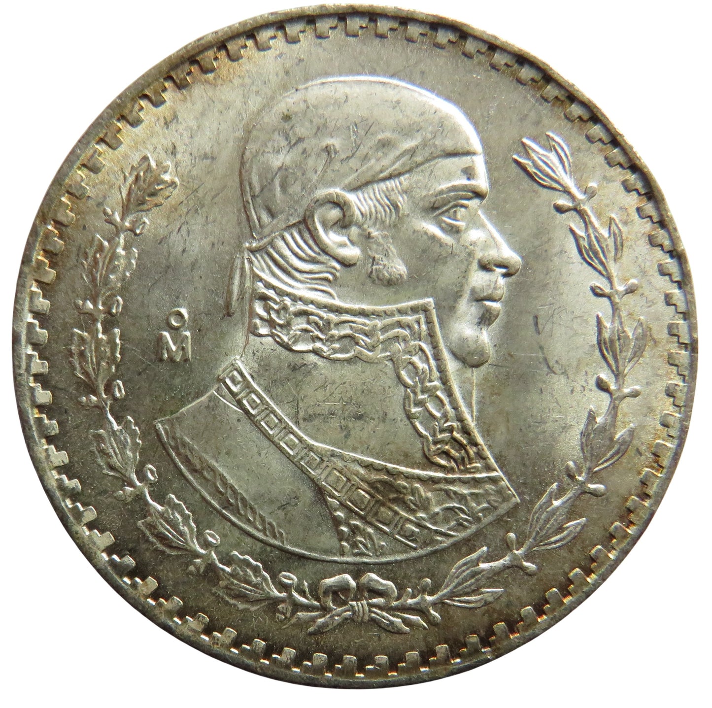 1963 Mexico Silver One Peso Coin